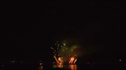Beautiful fireworks Stock-Footage 952374
