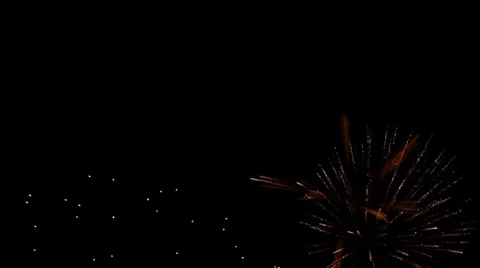 Beautiful Fireworks Stock Footage 26107810