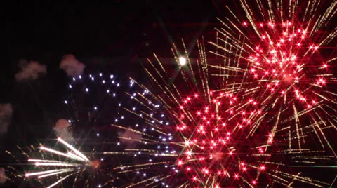 Beautiful Fireworks Stock Footage 38002814