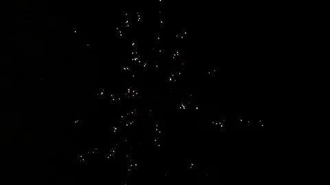 Beautiful fireworks in the night sky 스톡 동영상 108162243