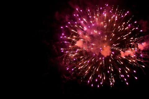 Beautiful Fireworks Stock Photos