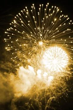 Beautiful Fireworks Stock Photos