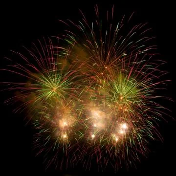 A beautiful fireworks Stock Photos
