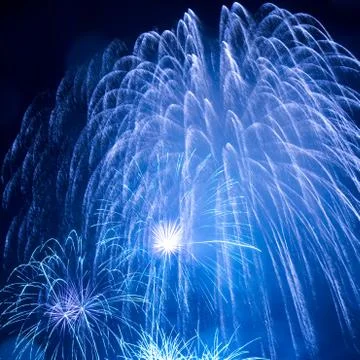 Beautiful fireworks Stock Photos
