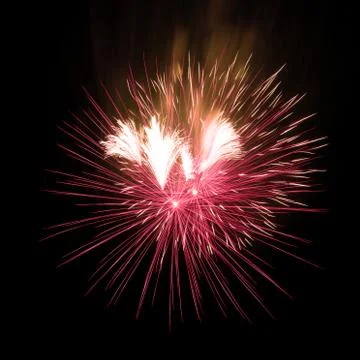 Beautiful fireworks Stock Photos