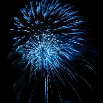 A beautiful fireworks Stock Photos