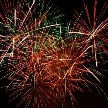 Beautiful fireworks Stock Photos