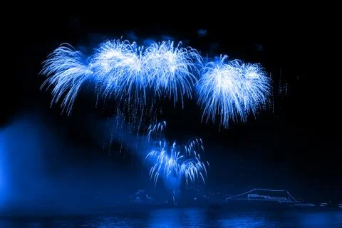 Beautiful fireworks Stock Photos