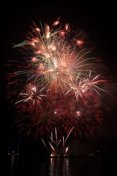 Beautiful fireworks Stock Photos