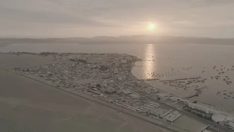 Beautiful flight on the drone in Peru. Video stock 129524182