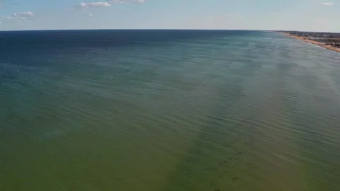Beautiful flight in summer over the beach. Stock Footage 243749247