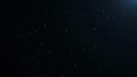 Beautiful Floating Dust Particles with Flare snow on Black Background. Stock Footage 124327653
