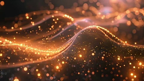 Beautiful Floating Particles Background Stock Footage 273755307