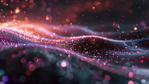 Beautiful Floating Particles Background Stock Footage 273755348