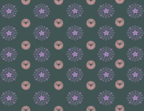 Beautiful floral background Stock Illustration