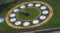 Beautiful floral clock HD Footage