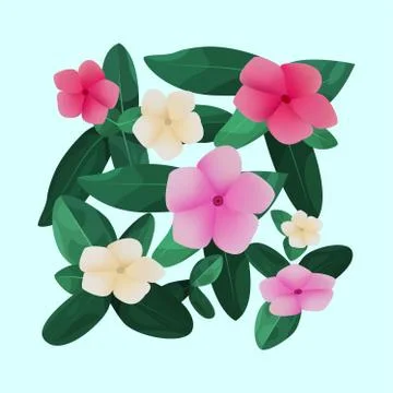 Beautiful floral composition. Illustrazione stock