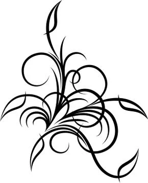 Beautiful floral corner イラスト素材