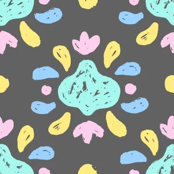 Beautiful floral elements background. Stock Illustration