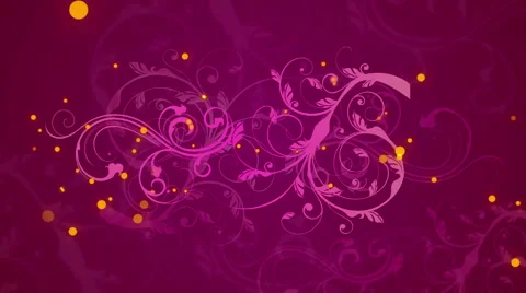 Beautiful Floral Pattern Background Stock Footage 51369978