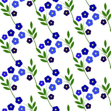 Beautiful floral pattern in small abstract colors. Child print. Floral seaml Stock Illustration