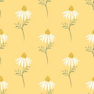 Beautiful floral summer seamless pattern Stock-Illustration