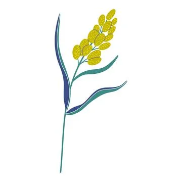 Beautiful flower, capturing essence of spring and nature's beauty Stock Illustration