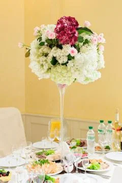 Beautiful flower composition Stock Photos