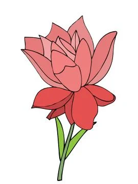 Beautiful flower. 스톡 일러스트
