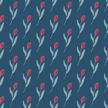 Beautiful flower pattern Illustrazione stock