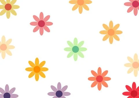 Beautiful flower pattern Stock Illustration