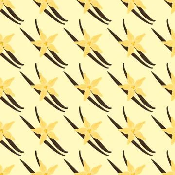 Beautiful flower seamless pattern background design vector Stock Illustration