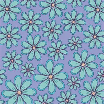 Beautiful flowers background Stock Illustration