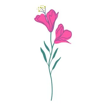 Beautiful flowers, capturing essence of spring and nature's beauty Stock Illustration