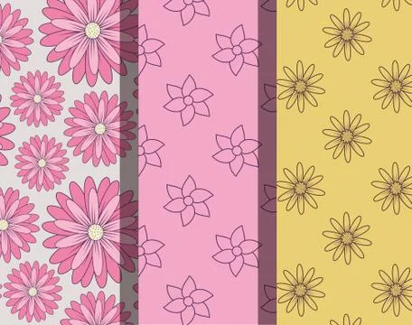 Beautiful flowers design Stock Illustration
