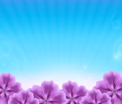 Beautiful flowers Stock Illustration