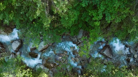 Beautiful Flowing River Stock Footage 297881694