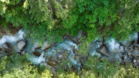 Beautiful Flowing River Stock Footage 297882120