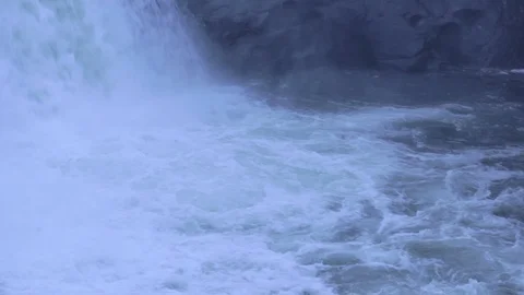 Beautiful Flowing Waterfall Stock Footage 100946558