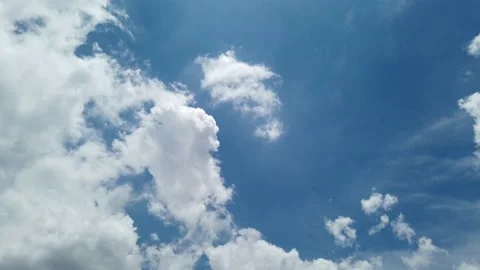 Beautiful fluffy clouds for background Video stock 228749779