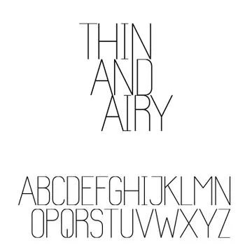 Beautiful font set Stock Illustration