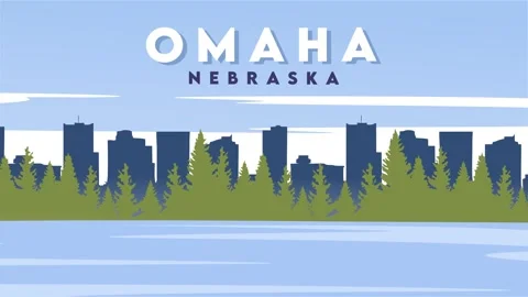 Beautiful forest and sky view in omaha nebraska Stock Footage 307465206