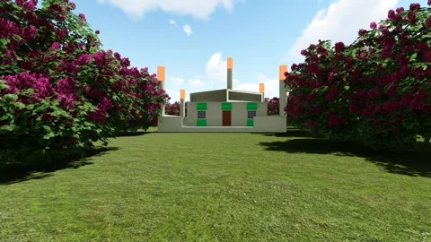 Beautiful  Forest Cottage Stock-Footage 344411318