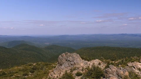 Beautiful Forest View from the top of a Mountain. Stock Footage 94500398