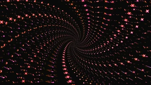 Beautiful Fractal video Abstract background 3D liquid lines in a multicolor Stock Footage 164166360