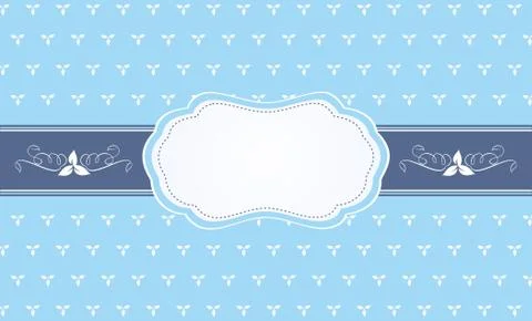 Beautiful frame on background with leaves Stock Illustration