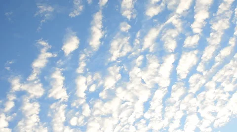Beautiful fresh, bright clouds with blue sky. HD Video stock 42260719