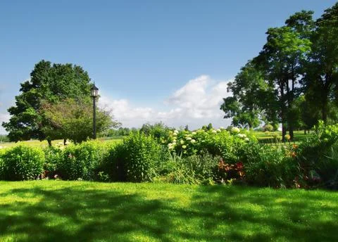 Beautiful front yard Stock Photos