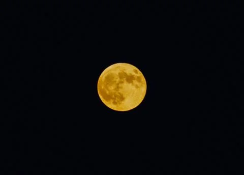 Beautiful full moon of the image Stock Photos