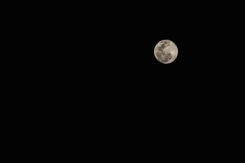 Beautiful Full Moon Stock Photos
